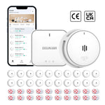 Load image into Gallery viewer, gateway and 20 smoke alarms