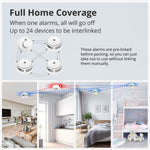 Charger l'image dans la galerie, Détecteurs de fumée et de chaleur interconnectés 4PC