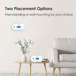 Charger l'image dans la galerie, C06 3 IN 1 Carbon Monoxide Detector two placement options