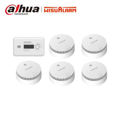 Standalone smoke alarm and carbon monoxide alarm