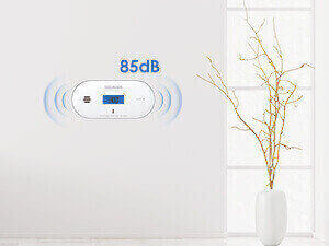 Loud 85dB Alarm Activation