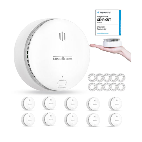10 Years Standalone Smoke Alarm (10PC)