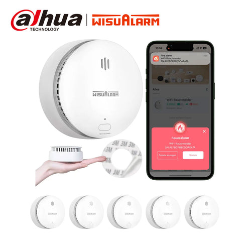 DHI-HY-SA2FA Wisualarm wifi smoke alarm