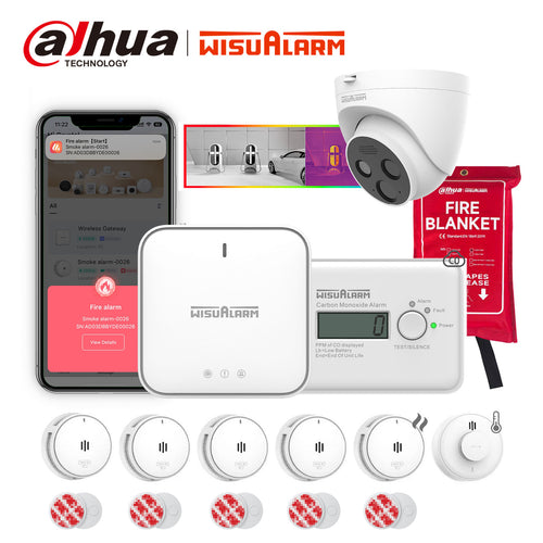 Smart Home Security Hub – All-in-One Fire & Gas Protection