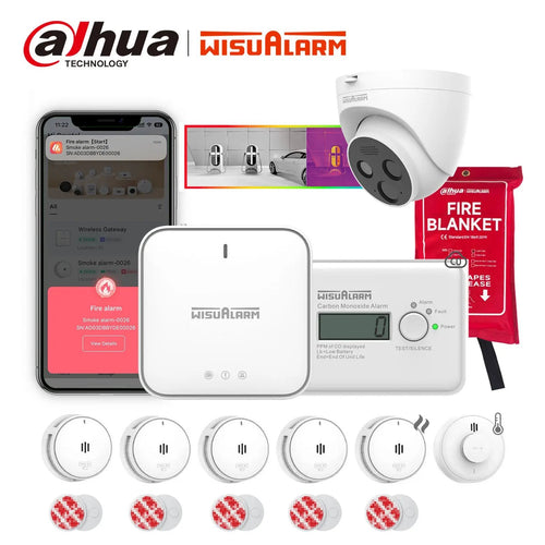 Smart Home Security Hub – All-in-One Fire & Gas Protection