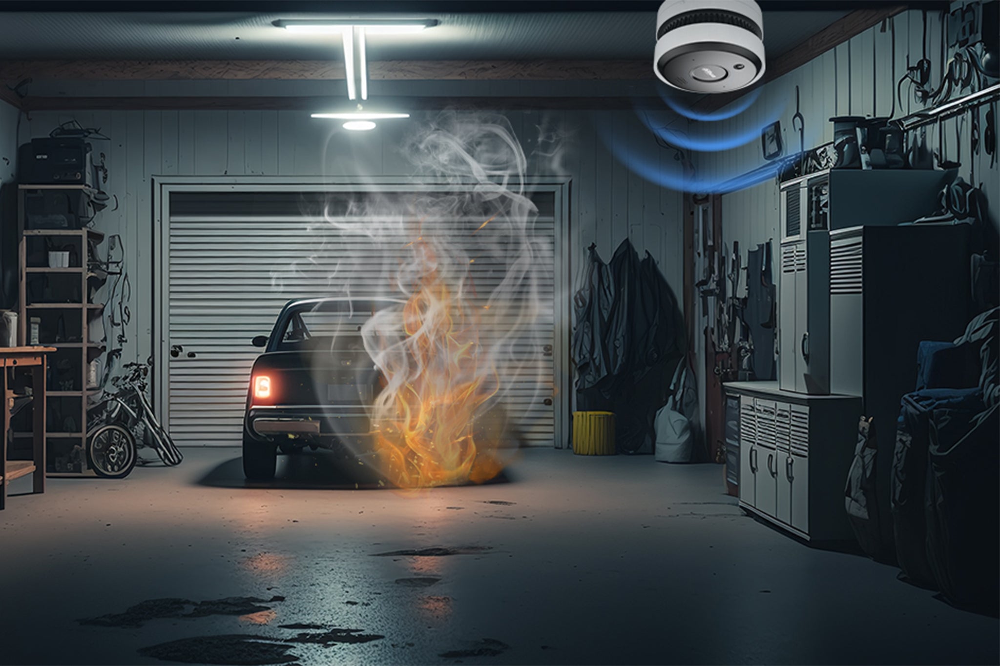 Optimizing Fire Safety with an AI-Fire Smoke Sensing Network Camera