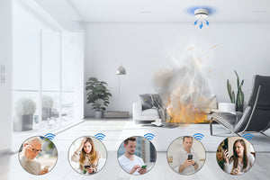 Share Peace of Mind: Safety with WiFi Smoke Alarms Linked to Mobile Apps