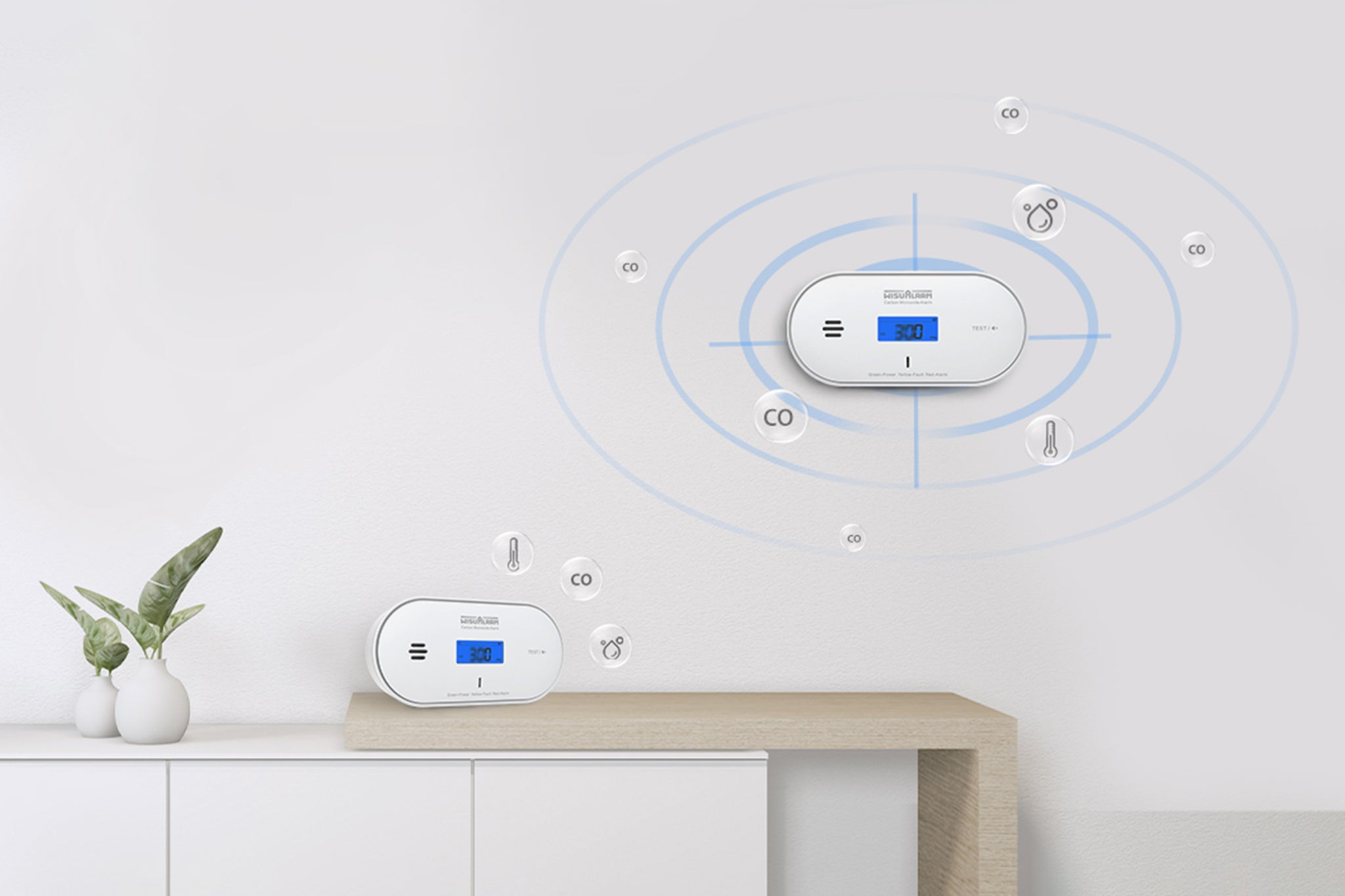 The All-in-One Carbon Monoxide Detector with Temperature and Humidity Monitoring