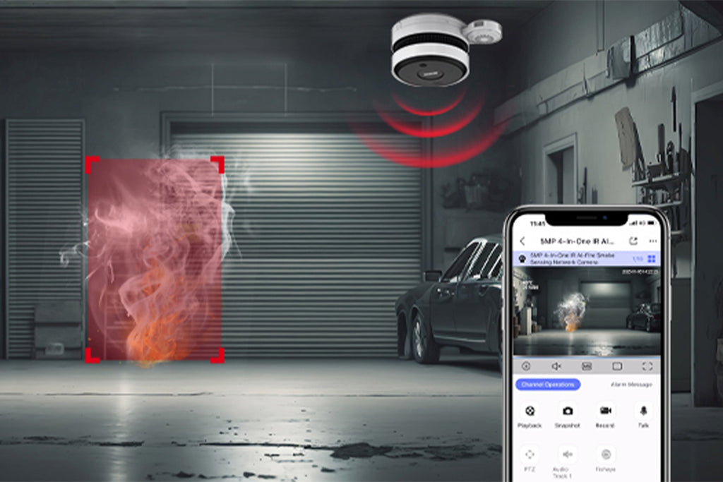 Exploring Future Security Technology: The Wisualarm Smoke Sensing Network Camera