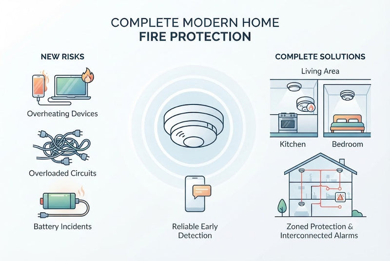 Wisualarm | Modern Home Fire Protection Guide & Safety Tips