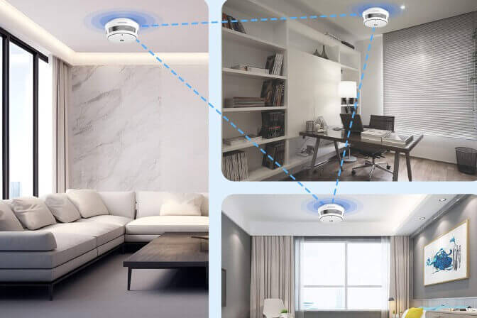 Comment fonctionnent les détecteurs de fumée interconnectés sans fil ?