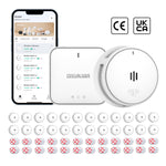 Lade das Bild in den Galerie-Viewer, Gateway und 24PC Rauchmelder mit Basisstation
