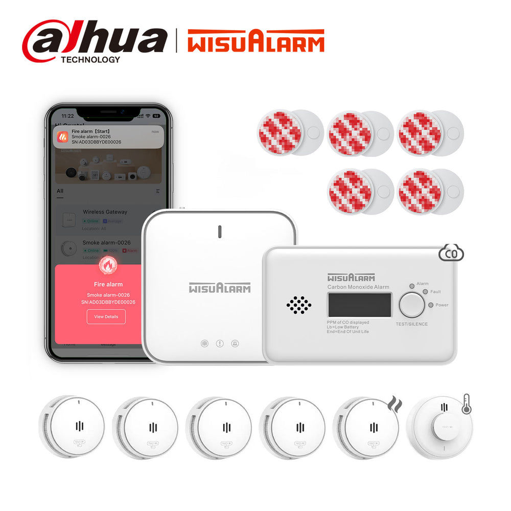 Gateway and Smoke & CO & Heat Alarm