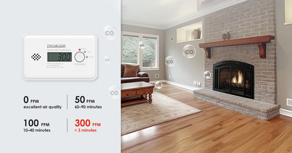 Wisualarm carbon monoxide detector