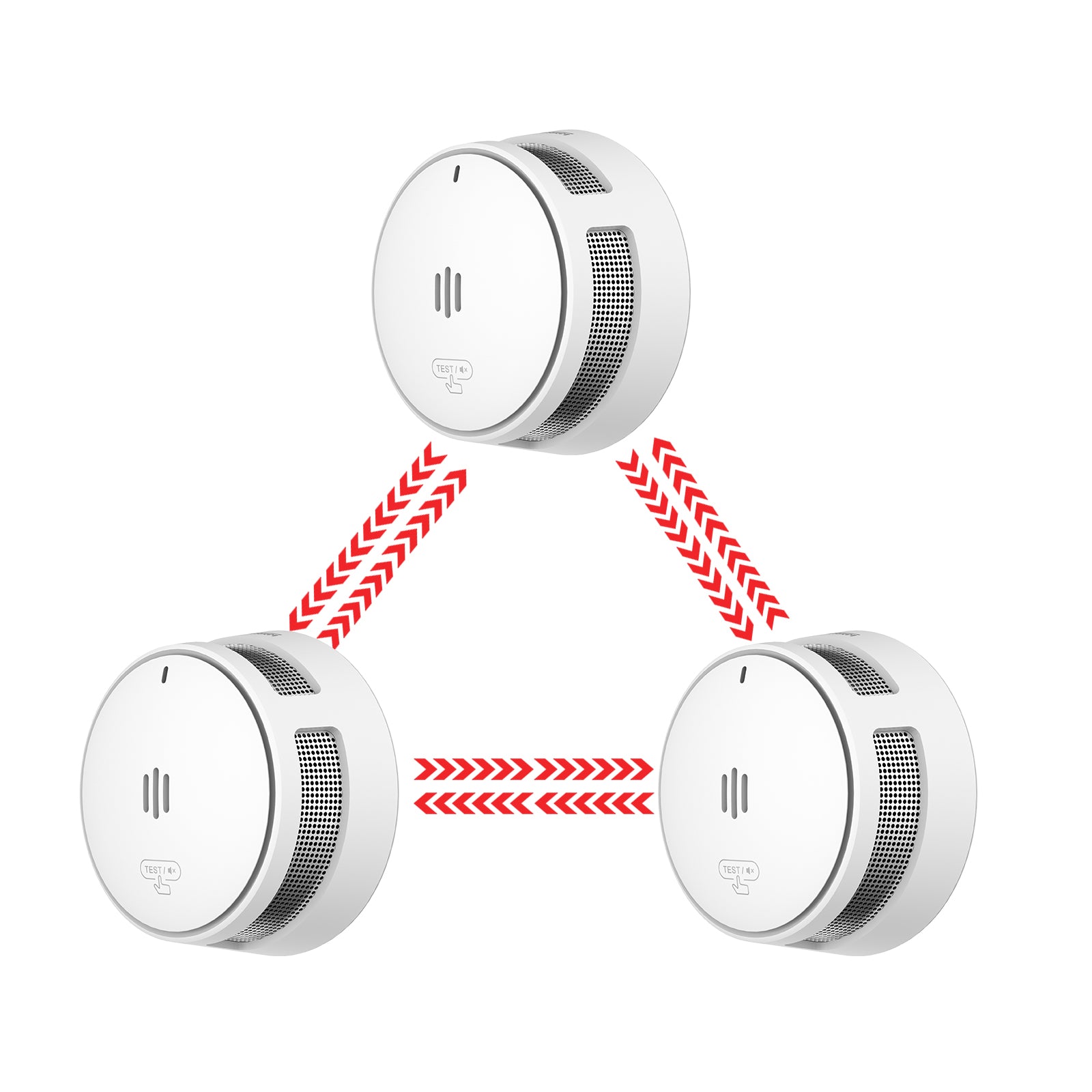 Détecteur de fumée interconnecté Wisualarm de nouvelle génération