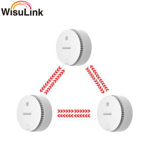 3pc interlinked smoke alarms