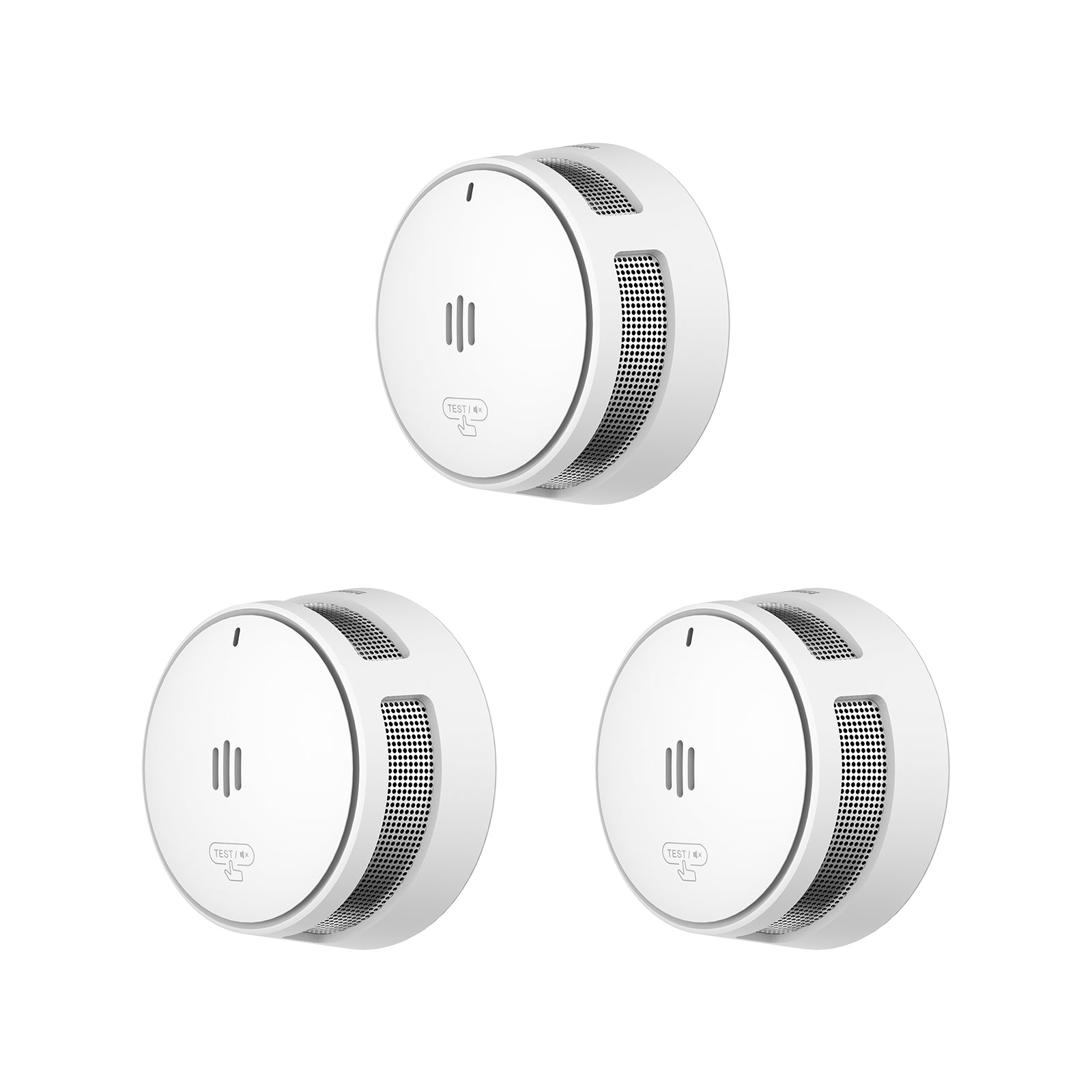 Wisualarm 3PC Smoke Alarms With 10 Years Lithium Battery