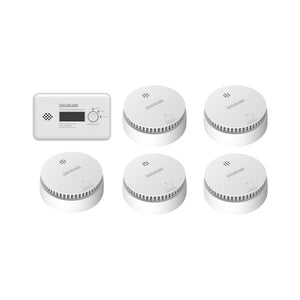 Standalone smoke alarm and carbon monoxide alarm