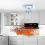 Load image into Gallery viewer, 5PC Wisualarm Interlinked Smoke and CO and Heat Alarms
