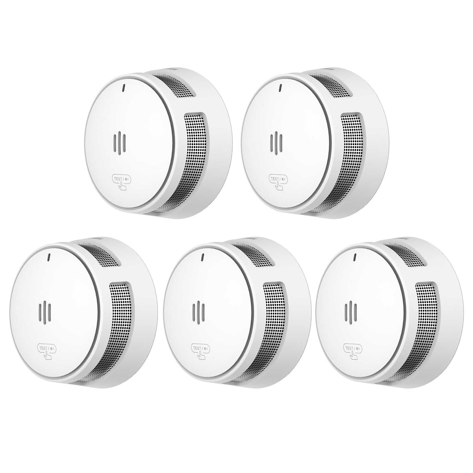 5pc smoke alarms