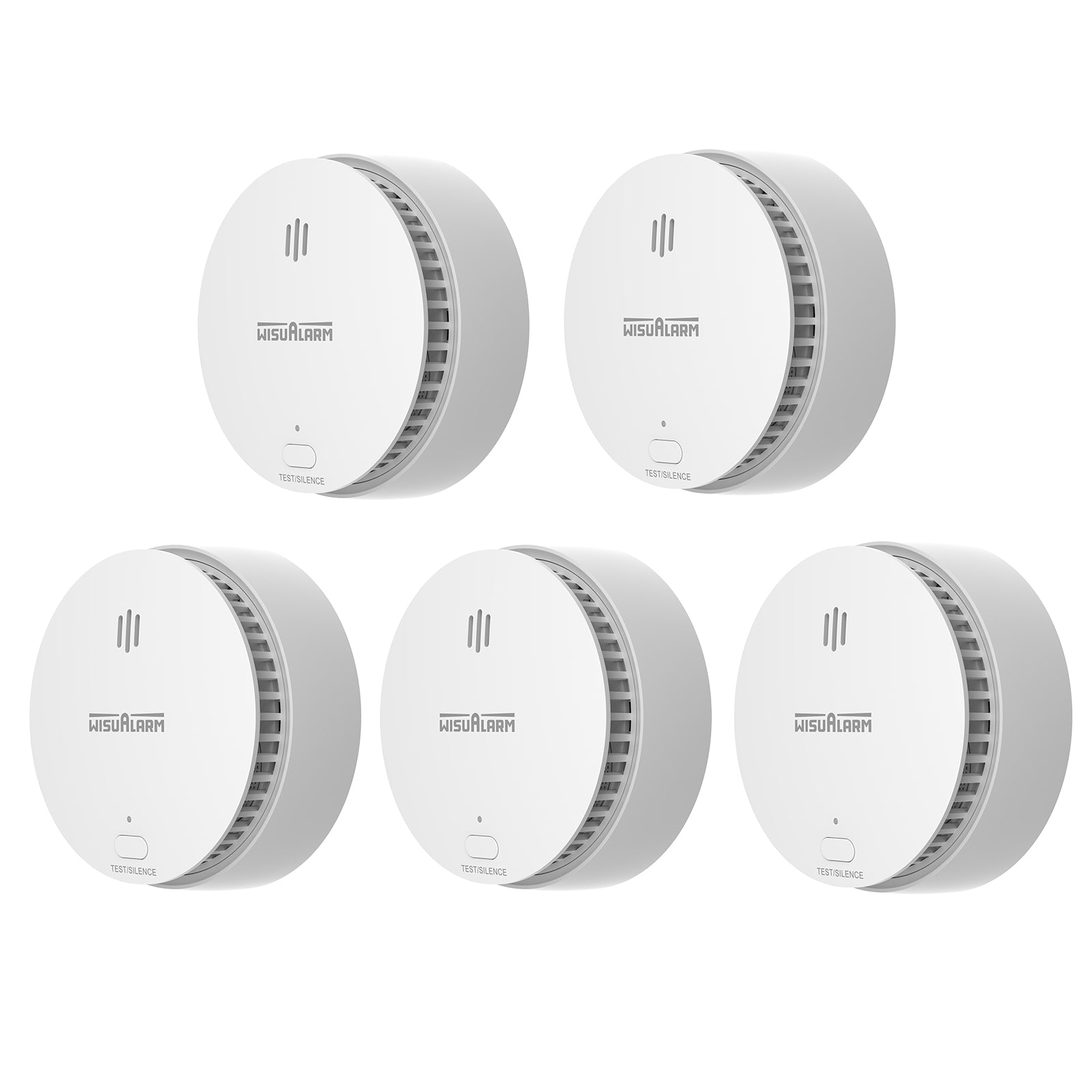 5pc smoke alarms