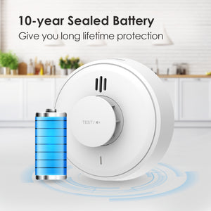 Wisualarm heat detector with 10 years battery