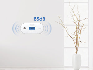 Loud 85dB Alarm Activation