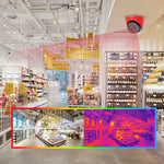 Carica l&#39;immagine nel visualizzatore di Gallery, DHI-HY-FT431LDP-MB-eyeball network camera thermal image
