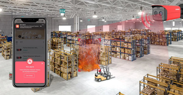 DHI-HY-FT431LFP flame detection camera intellligent flame tracking