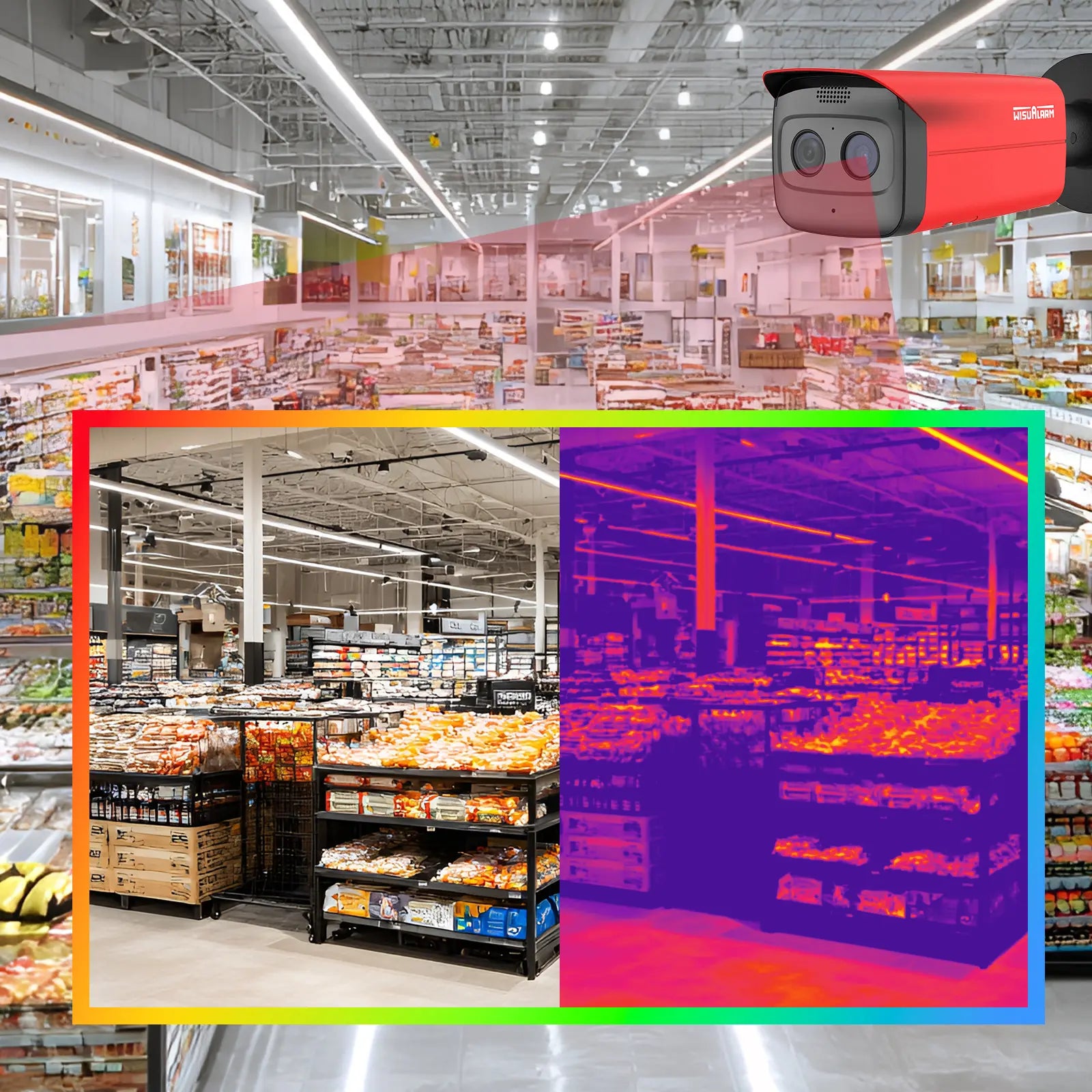 DHI-HY-FT431LFP flame detection camera thermal images