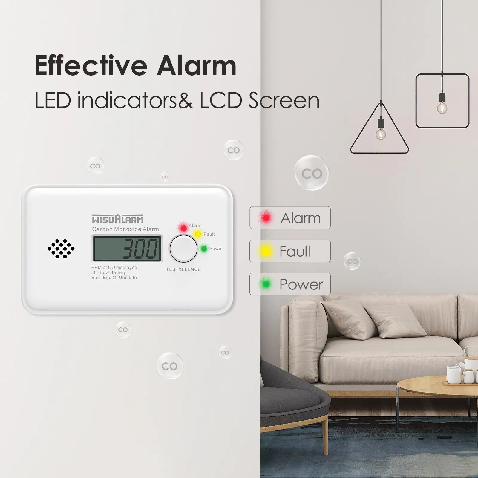 5PC Interlinked Smoke, Heat and CO Alarms
