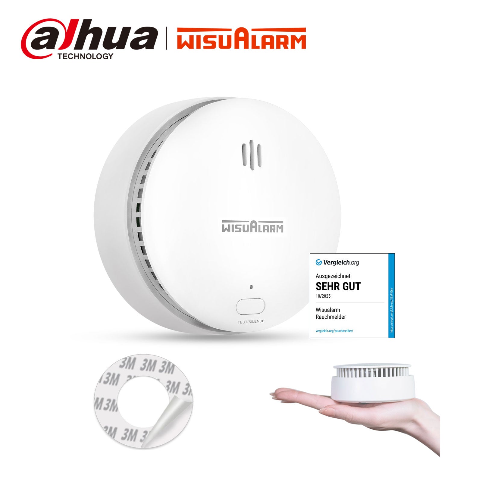 DHI-HY-SA20A Smoke alarm with certified image