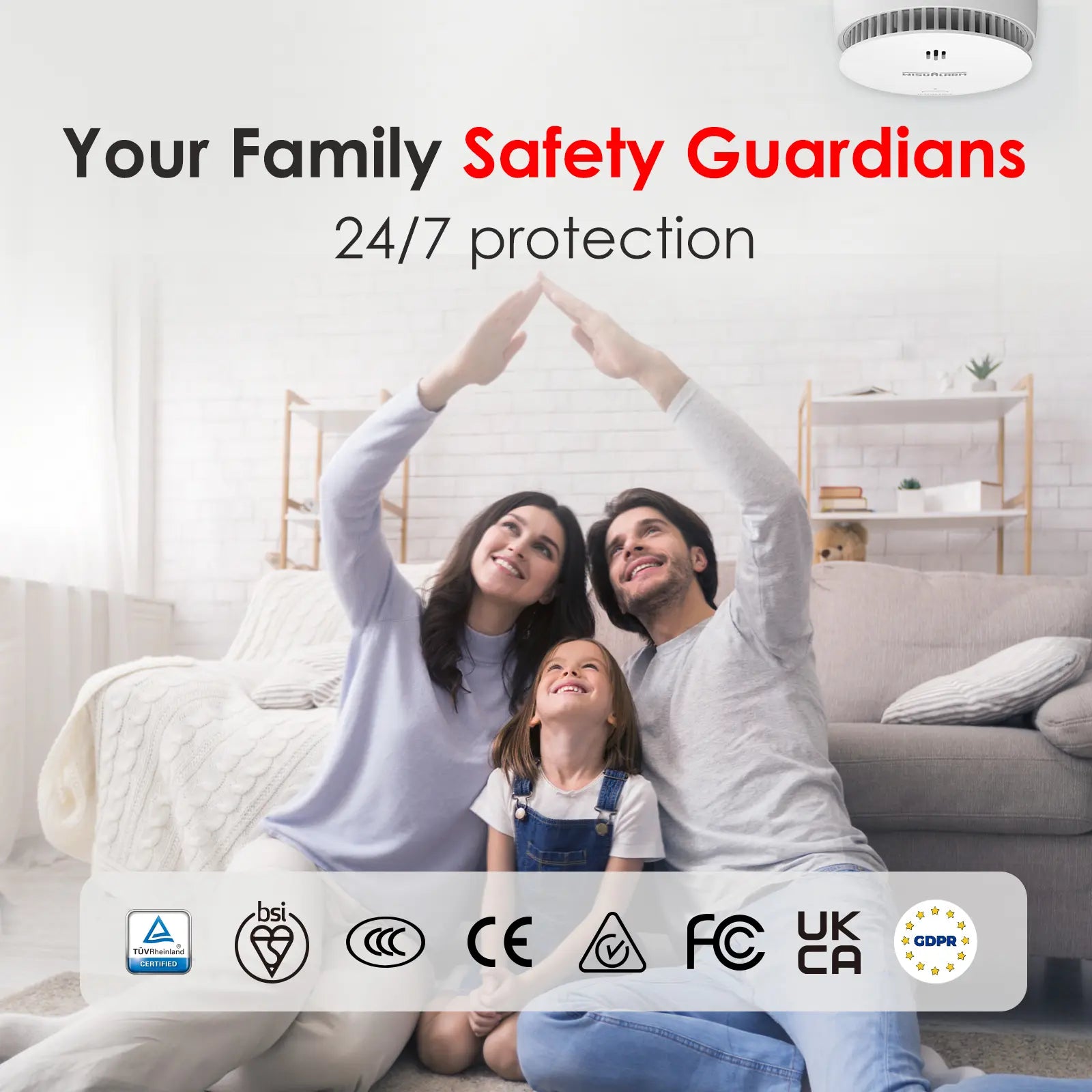 DHI-HY-SA20A Standalone smoke alarm your family safety guardians