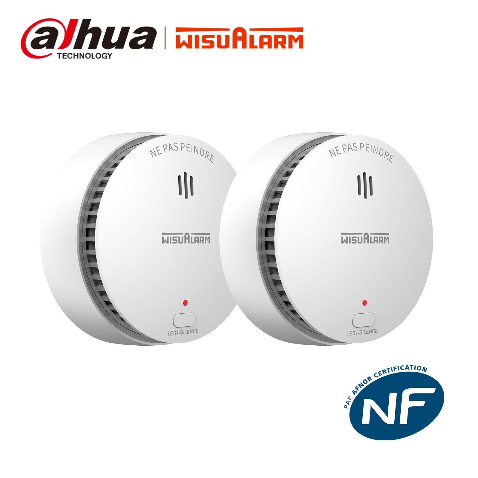 2x Détecteurs de Fumée NF