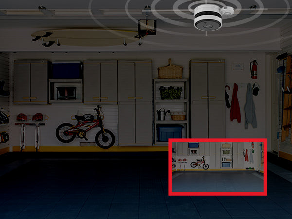 DHI-HY-SAV849HAP-ET Smoke sensing network camera night view