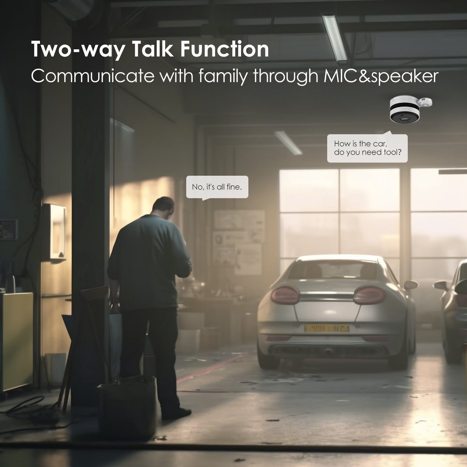 DHI-HY-SAV849HAP-ET smoke sensing network camera pro two-way talk function