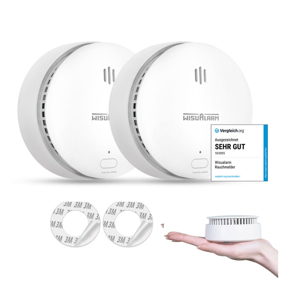 10 Years Standalone Smoke Alarm (2PC)