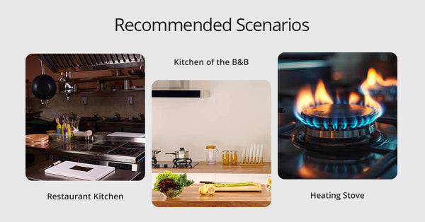 Gas alarm recommended scenarios