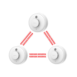 Wisualarm Interlinked Heat Alarm With 10 Years Lithium Battery