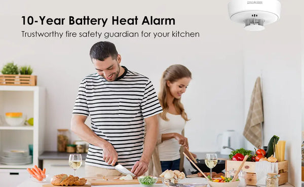 H01 Heat alarm 10-year battery lifetime details