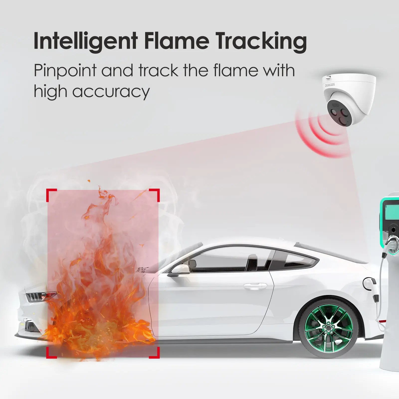 HY-FT431LD Flame detection network camera pro intelligent flame tracking