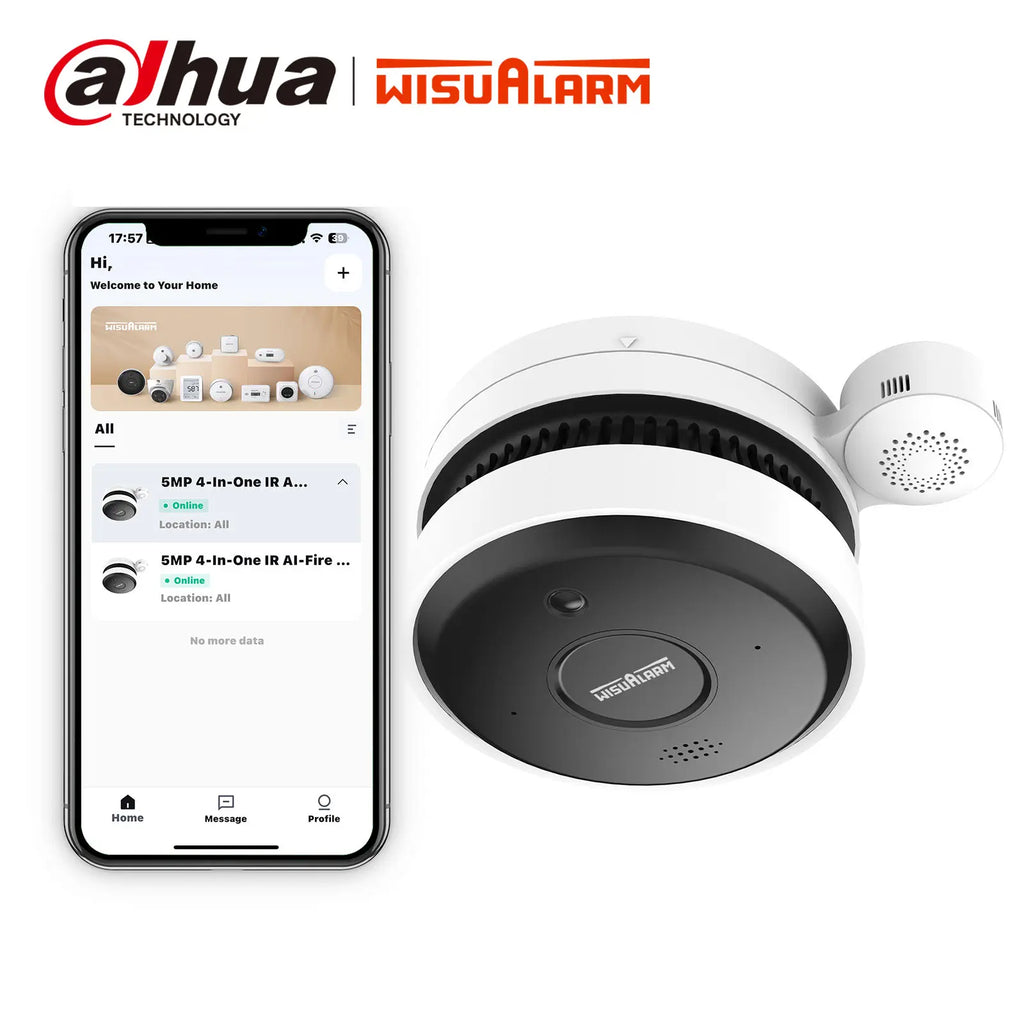 Sav Camera 24/7 Smoke Sensing Network Camera: High-Sensitive Smoke Monitor ...