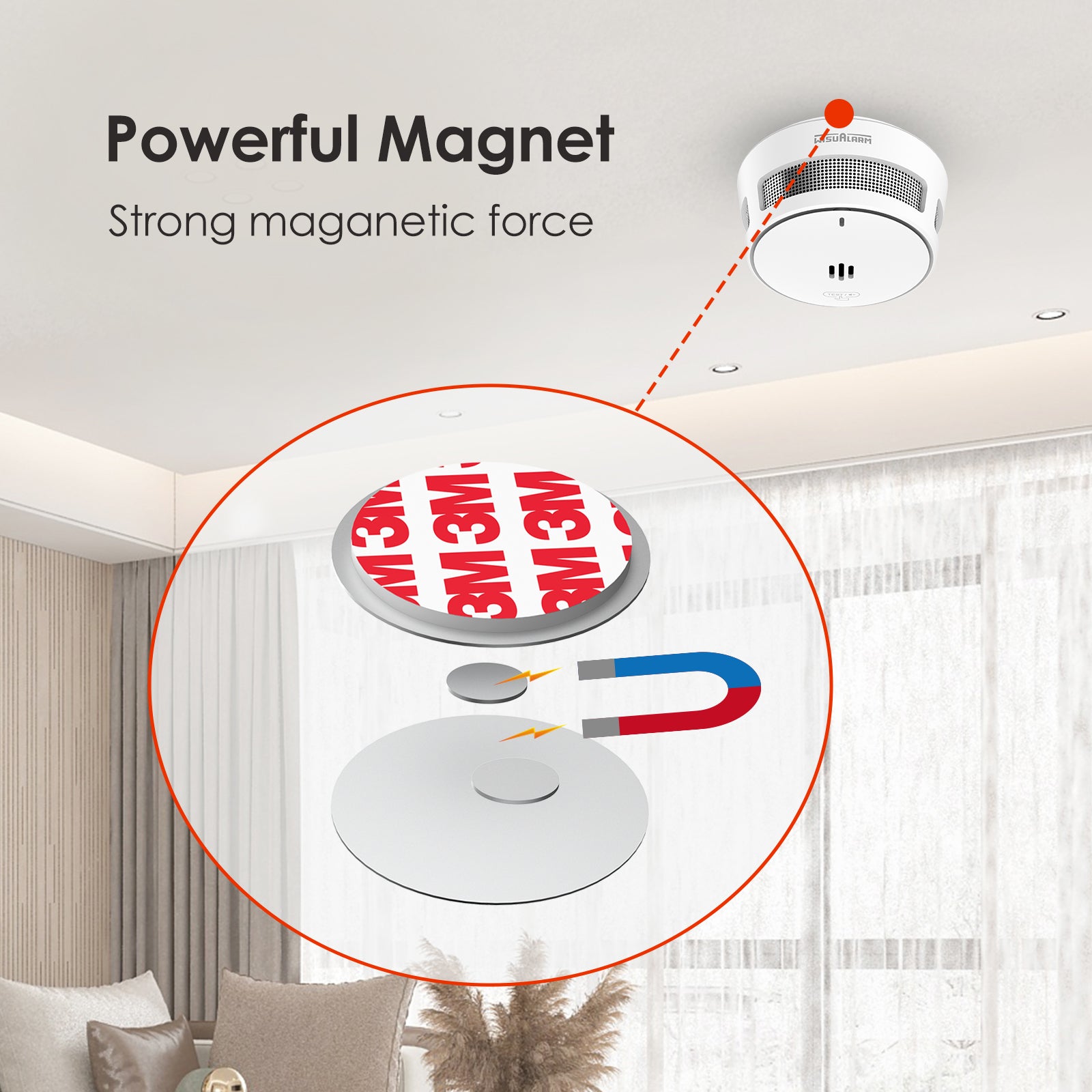 Magnetic Adhesive Pad powerful magnet