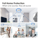 Charger l&#39;image dans la galerie, S04-R8-5pcs_interlinked_smoke_alarms full home protection
