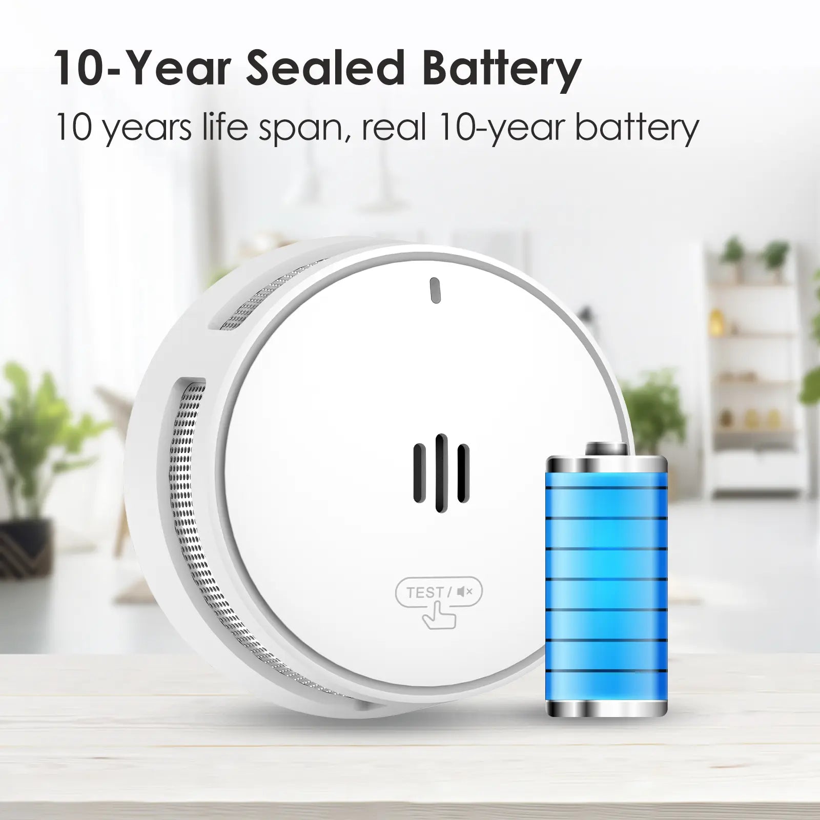 S05-A smoke alarm 10 years battery powered
