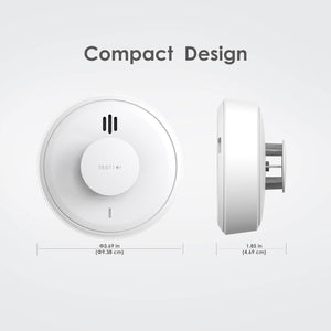Wisualarm heat detector compact design