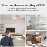 Carica l&#39;immagine nel visualizzatore di Gallery, wisualarm interlinked smoke alarms
