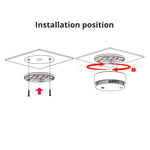 Carica l&#39;immagine nel visualizzatore di Gallery, Wisualarm Smoke Alarm Installation Position
