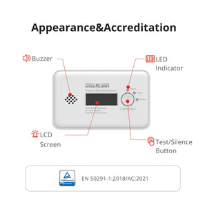 carbon monoxide alarm features